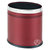 南方新品椭圆双层镂空花纹垃圾桶不锈钢垃圾筒家用厨房垃圾桶酒店宾馆用客房桶 GPX-45C(红色烤漆)