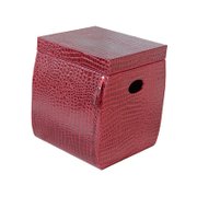 仁泰20017鼓形储物柜（红色）（大号）