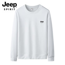 Jeep男士秋冬款套头卫衣JPCS0321F(白色 XL)