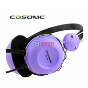 cosonic佳合CT-710 电脑音乐耳机 头戴式耳麦 带麦克风 有线耳机(紫)