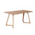 可伸缩的北欧风格餐桌椅子北欧实木歺产桌椅组合餐厅现代简约小户(1.2m 胡桃色需备注)