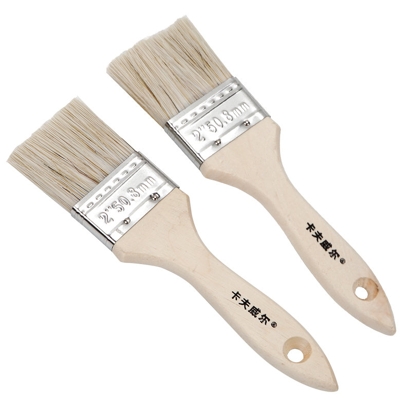 涂刷辅料工具卡夫威尔猪毛刷油漆涂料毛刷子乳胶漆内墙面漆刷墙工具42