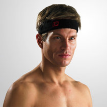 LP运动头巾篮球羽毛球护具护头带发带跑步瑜伽吸汗(黑色)