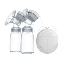 realbubee孕产妇双边电动吸奶器吸乳挤奶器吸力大自动 按摩产后拔奶催乳器(白色 颜色)