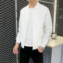 卡帝乐鳄鱼卡帝乐鳄鱼 2021秋冬新款男士休闲时尚运动夹克L码白 休闲运动