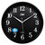 康巴丝时尚创意客厅钟表挂钟静音简约时钟C2246(黑色)