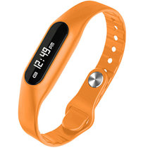 纽曼H110 运动智能手环 男女款腕带健康计步器  小米2苹果华为手机通用 橙色