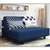 SKYMI简约沙发床坐卧两用沙发布套可拆洗可折叠布艺沙发多功能沙发客厅沙发(深蓝色 1.8米)