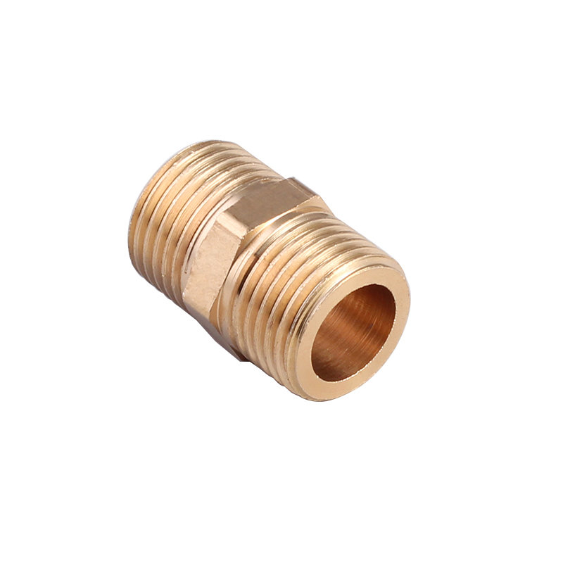 卫浴配件海立4分对外内丝接头 直接全铜延长软管接头dn15 五金件 卫浴