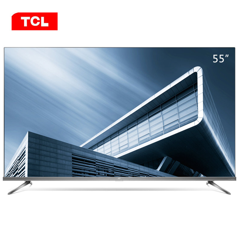 tcl 55t6 55英寸全场景ai 超薄金属机身 4k圆角全面屏人工智能语音