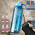 富光超大容量塑料水杯户外运动水壶男水瓶健身便携太空杯子1000ml(蓝色【2000ml】)