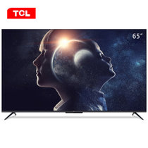 TCL彩电65D8 65英寸 4K 全生态HDR 远场语音 全景全面屏 全场景AI电视 黑