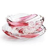 韦特Waltherglas果盘果斗 水晶玻璃玫瑰型