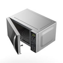 美的微波炉烤箱家用一体小型平板智能微蒸烤一体微波炉M1-L201B 银色(银色)