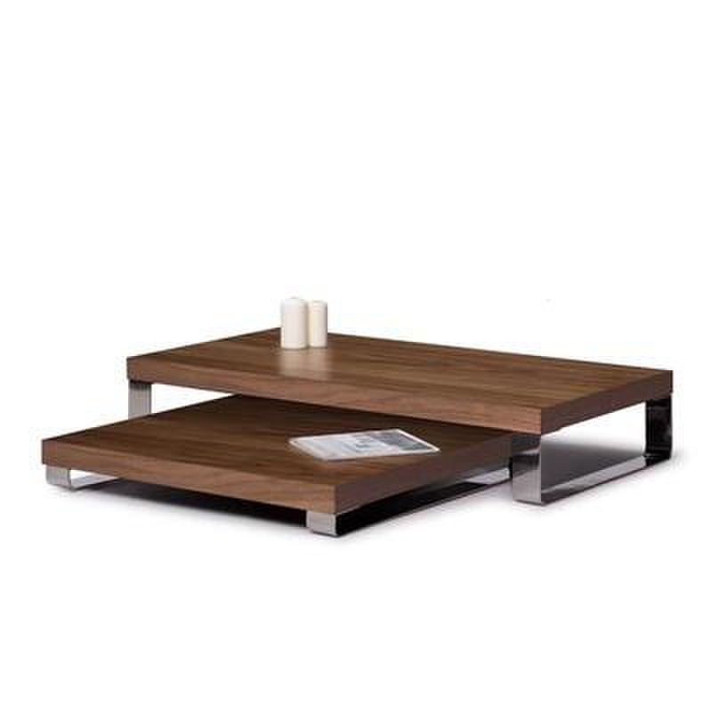 尼克爱家 茶几 客厅茶几 烤漆简约时尚茶几 实木饰面 纽约人大茶几