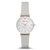 阿玛尼（ARMANI）手表 皮质表带简约商务休闲女表 时尚防水石英女表(AR1965)