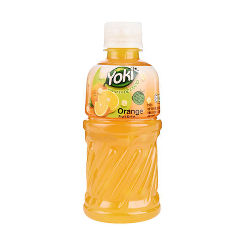 yoki 洋一甜橙果汁饮料(含椰纤果)320ml/瓶