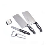 十八子作馨逸五件套刀 黑色 SC-027厨房菜刀具