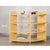 清莲花沐学校幼儿园杂物柜游戏柜玩具柜QLHM—HQC207实木柜放置柜弧度45度转角柜