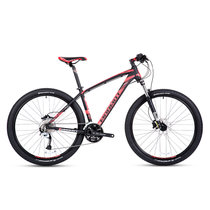 MARMOT土拨鼠变速自行车赛车男女式山地自行车单车铝合金山地车(黑红白 标准版)