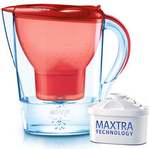 碧然德（BRITA）Marella 滤水壶 金典系列 2.4L 红色 一壶3芯 净水壶 滤水杯 净水器 净水杯