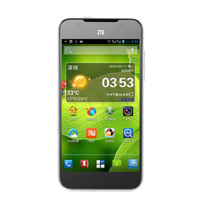 中兴(zte)u930hd 800万 移动3g智能手机 (白色)图片展示-国美在线
