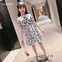 CaldiceKris（中国CK）女童白色小雏菊长款连衣裙CK-FS3440(白色 150)