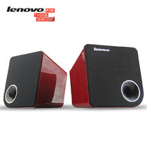 联想(lenovo) M0620 迷你便携小音响 台式电脑 笔记本通用小音箱 双声道多媒体低音音箱(红色)