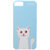 浦诺菲（pivoful）水晶系列iPhone5萌猫保护壳（浅蓝色）