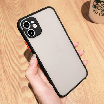 绿赐苹果11手机壳磨砂肤感iphone11promax撞色全包软边防摔11pro新款