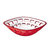 意大利 Guzzini 进口果篮家用厨房方口果盘餐具水果盘 国美厨空间(红)