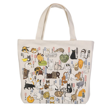 观复猫帆布包观复博物馆观复猫与文物帆布包黑