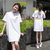 巴洛尼莫夏季新款短袖少女装休闲连衣裙直筒女裙子运动裙宽松t恤裙(白色 XL)