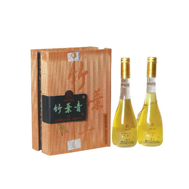 竹叶青酒 山西杏花村竹叶青酒 38度 225ml*2 双支装 清香型 露酒