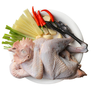 8斤/1只农家山养湘黄鸡先杀顺丰空运(山养土鸡1只装)