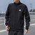Adidas阿迪达斯外套男 2022春秋季新款立领运动夹克GV5338(黑色 S)