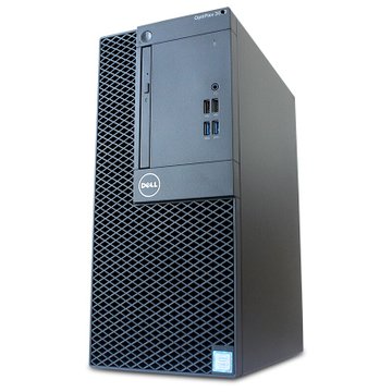 戴尔DELL OptiPlex 3070MT 4核心 办公 娱乐 塔式台式电脑【第九代i3-9100处理器】(单独主机无显示器 4G内存/1T机械/集显)