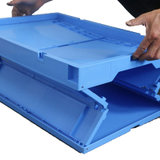 苏识 WL06 530×365×243mm折叠物流箱  ( 颜色：蓝色)(蓝色 默认)