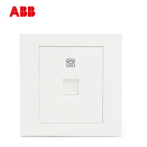 ABB开关插座 一位电话插座 AH321