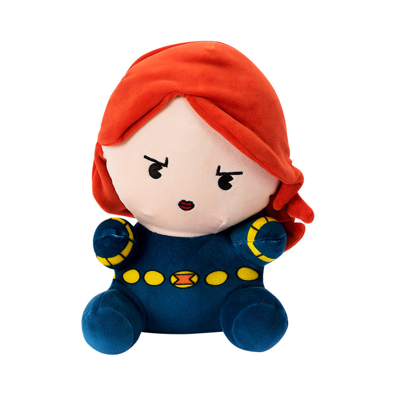 居家软饰miniso名创优品漫威可爱系列圆形抱枕u型枕松松公仔坐姿公仔