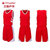 户外速干衣套装透气背心跑步衣服两件套宽松训练服TP8319(红色 XXL)