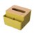 简约客厅抽纸盒家用厕纸盒北欧桌面纸巾收纳盒创意木盖车用纸巾盒(米黄色 默认版本)