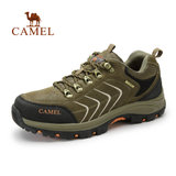 camel骆驼户外登山鞋 牛皮耐磨户外鞋 秋季新款防滑登山鞋 A432330015(卡其 40)