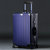 全铝合金铝镁合金拉杆箱22寸金属超大行李箱（5件/套）(蓝色  复古镜面全铝款 20寸)