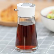 阿司倍鹭（ASVEL）日本按压式玻璃油瓶酱油醋瓶 防漏调味瓶油壶 100ml(白色)