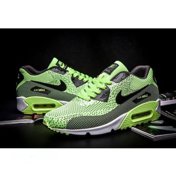 耐克nikeairmax902015飞线新配色男鞋女鞋情侣鞋绿黑44