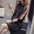 班图诗妮半高领毛衣女秋冬中长款2017新款韩版时尚女装套头打底加厚针织衫(黑色 XL)