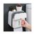 卫生间纸巾盒厕所卫生纸置物架壁挂式抽纸盒免打孔创意防水纸巾架(单层透明黑大号)