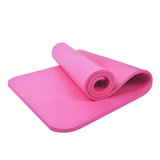 宏太NBR材质10mm加厚瑜伽垫送瑜伽课程，室内客厅边看电视边练习瑜伽美体塑形，送全套瑜伽健身课程(粉红色)