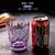 亚克力水杯彩色漱口杯果汁茶杯耐热耐摔 餐厅杯子透明塑料啤酒杯(紫色-中杯 380ml)